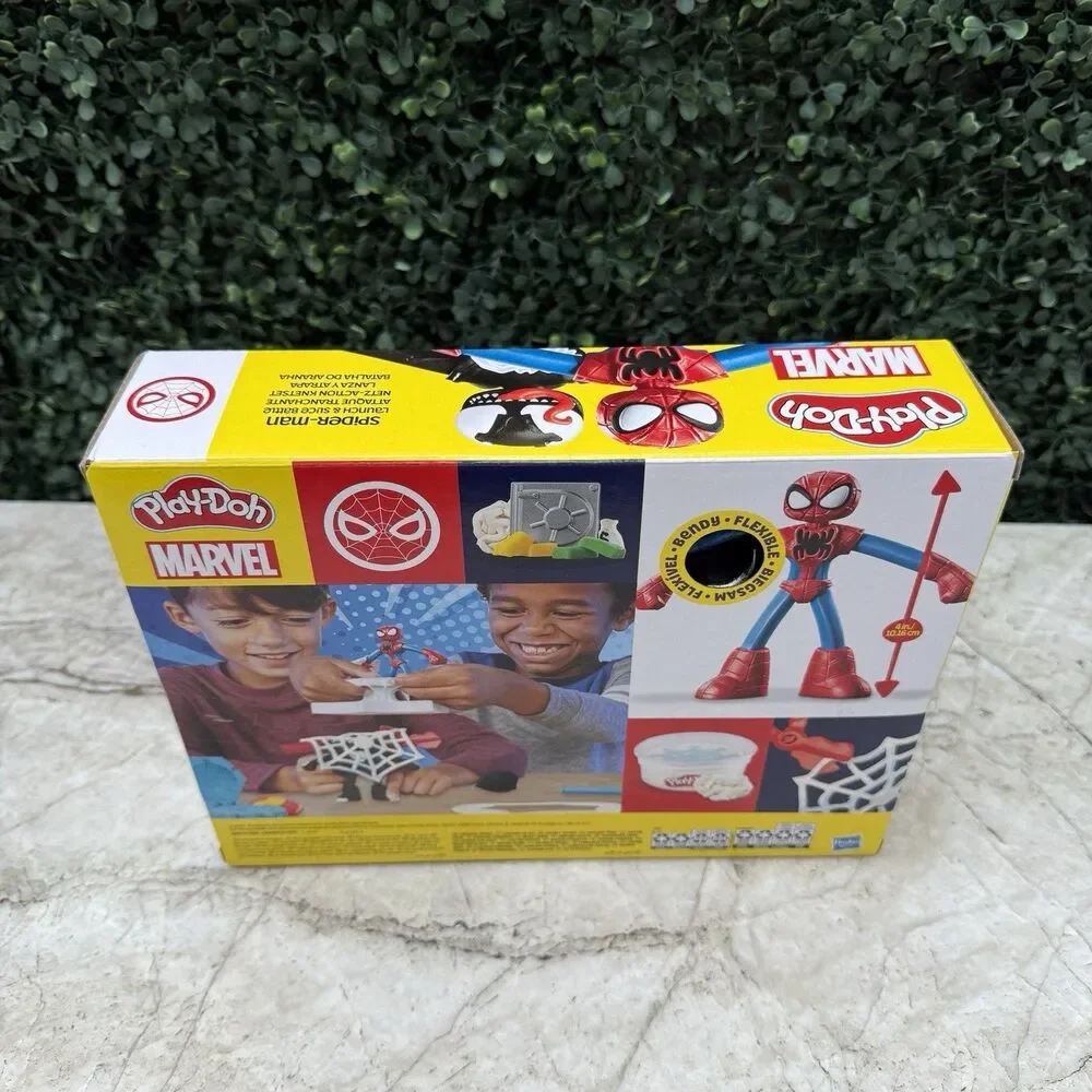 NEW Play-Doh Marvel Spider-Man Figures Plus Pack Modeling Compound Playset